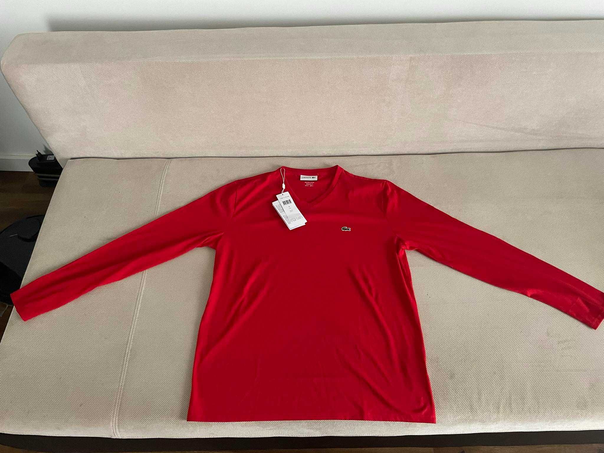 Koszulka męska Lacoste T-Shirt V TH6711 rozmiar L