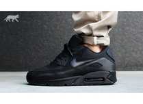 NIKE AIR MAX 90 45 SKÓRA CZARNE  / kupione w galerii Arkadia