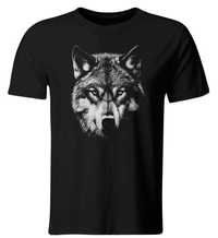 Koszulka z głową Wilka, Samotny Wilk, czarna, roz. XXL