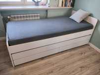 Łóżko 90x200 ikea. Rozkladane, 2-poziomowe z szufladami