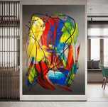 Obraz nowoczesny abstrakcja 70cm x 100cm "MY WAY"