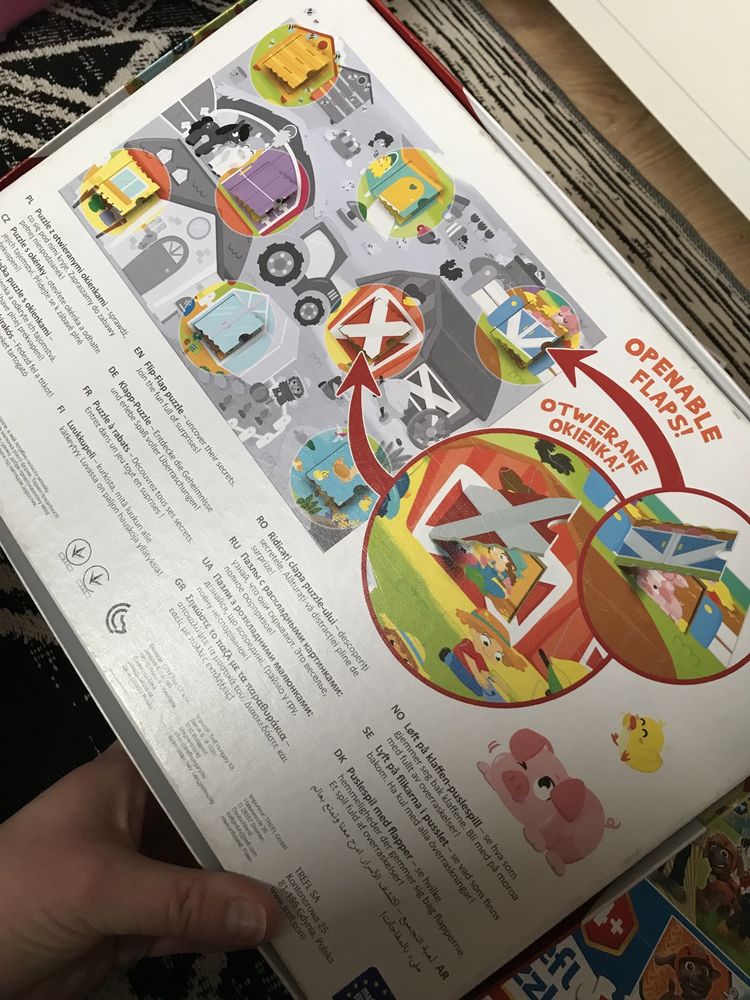 Zestaw Puzzli - z okienkiem, Peppa psi patrol kosmos kotki