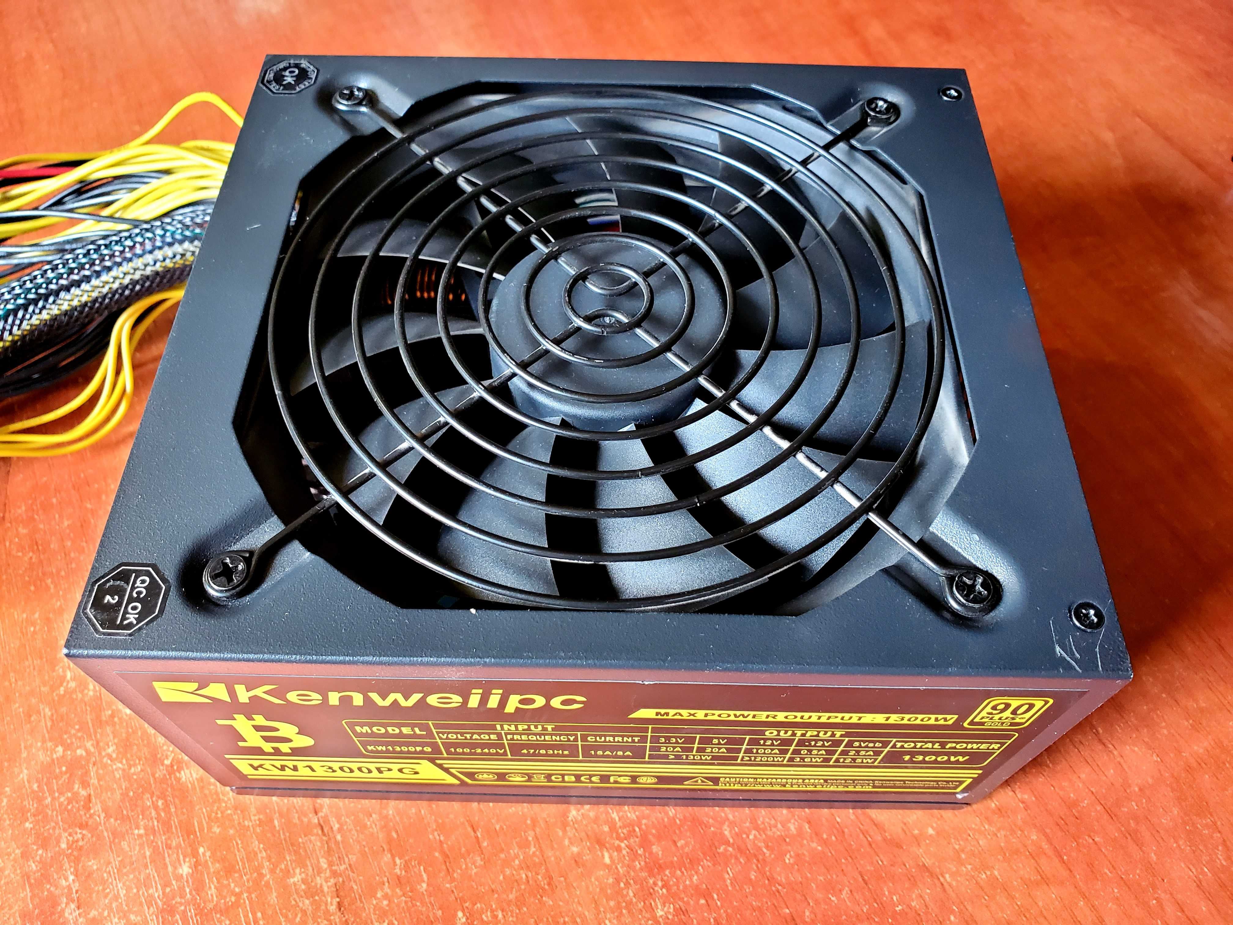 Блок питания Kenweiipc 1300W KW-1300PG