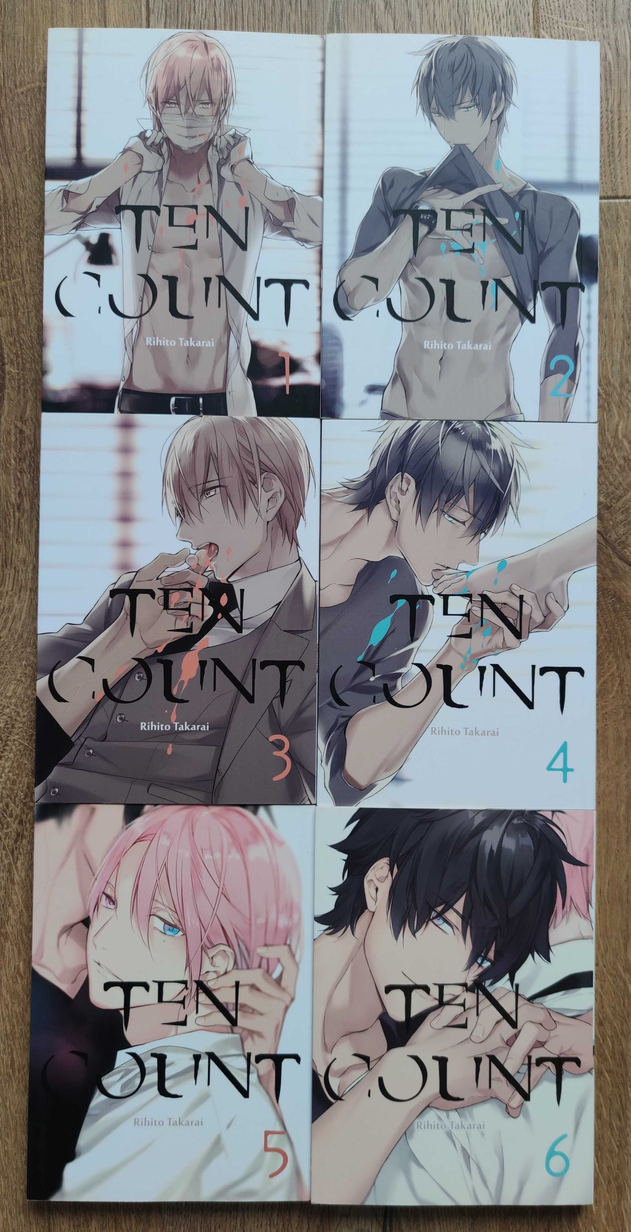 Manga Ten Count, tom 1-6, KOMPLET