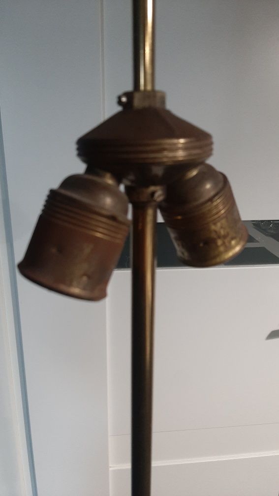 Stara lampa podłogowa vintage Art-deco