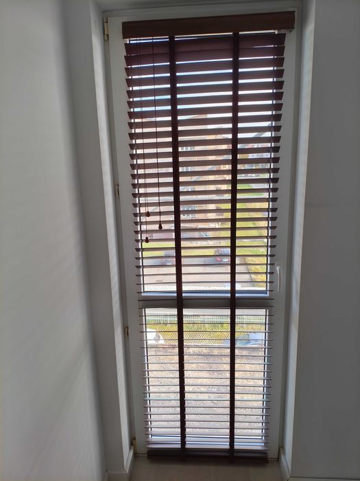 Żaluzje drewniane komplet