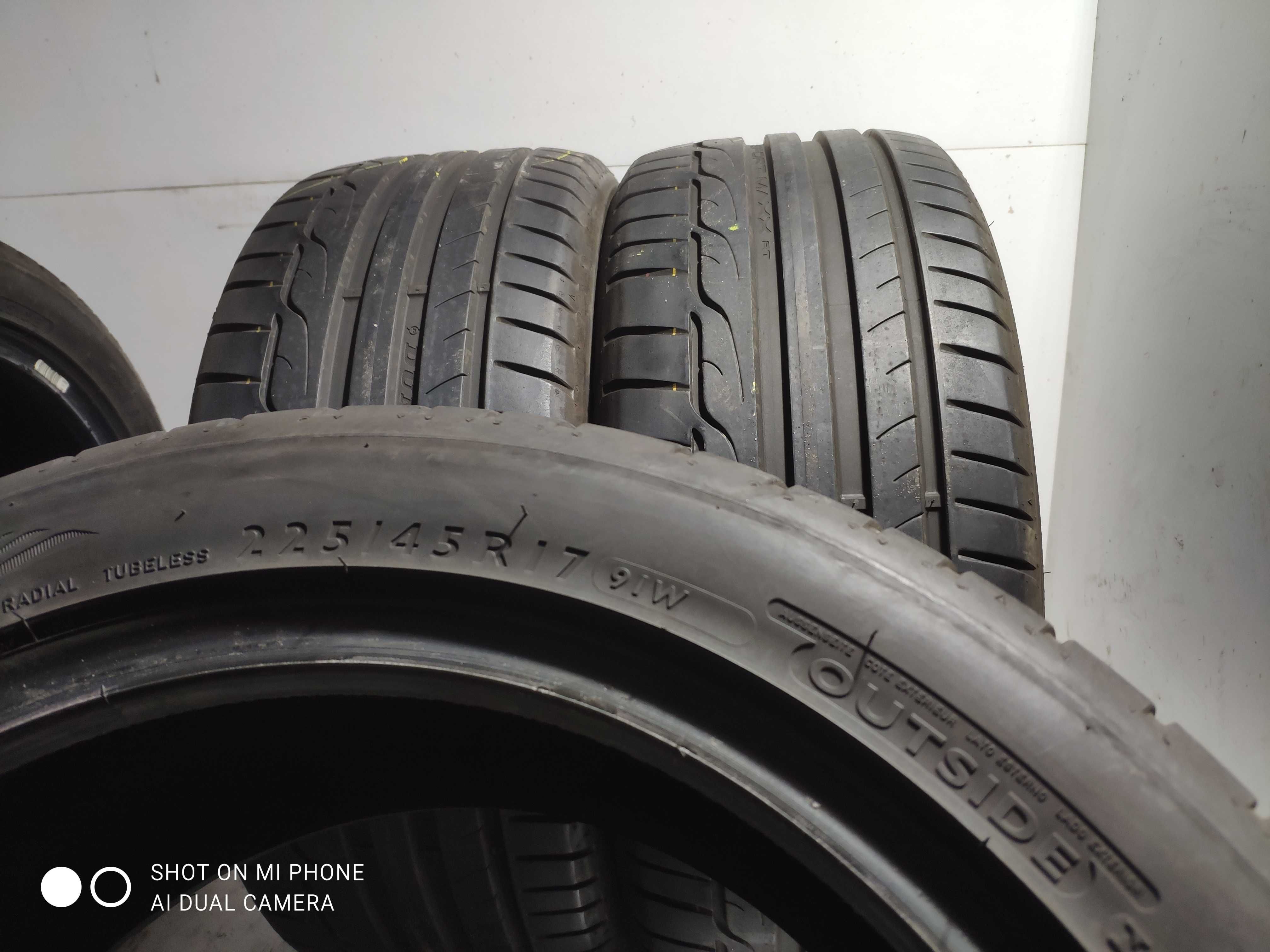 Opona Opony 225/45R17 DUNLOP 91W Sport MAXX RT para 2szt komplet 4szt