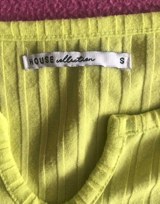 Żółta bluzka na dł. rękaw