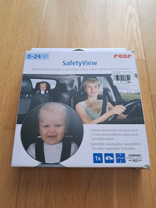 Espelho retrovisor traseiro redondo (Reer 0 - 24meses)