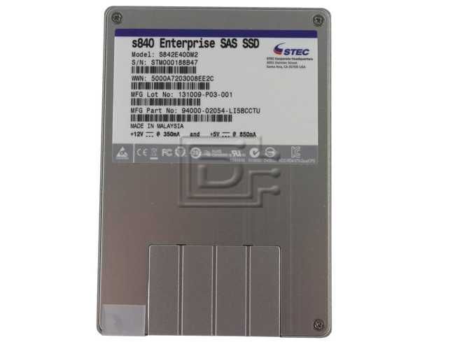 Продам SAS SSD WD Hgst Stec S842E400M2 4x400gb 1.6tb write intensive