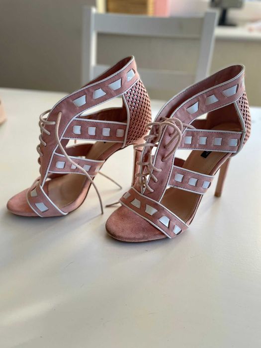 Różowe szpilki r. 38