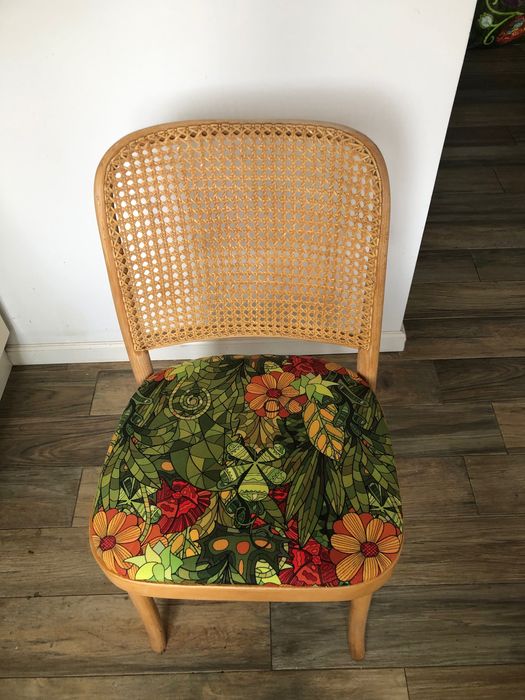 Krzesła ratan gięte tapicerowane