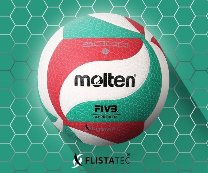 Волейбольний м'яч Molten V5M5000 (Flistatec) FIVB Official Game Ball