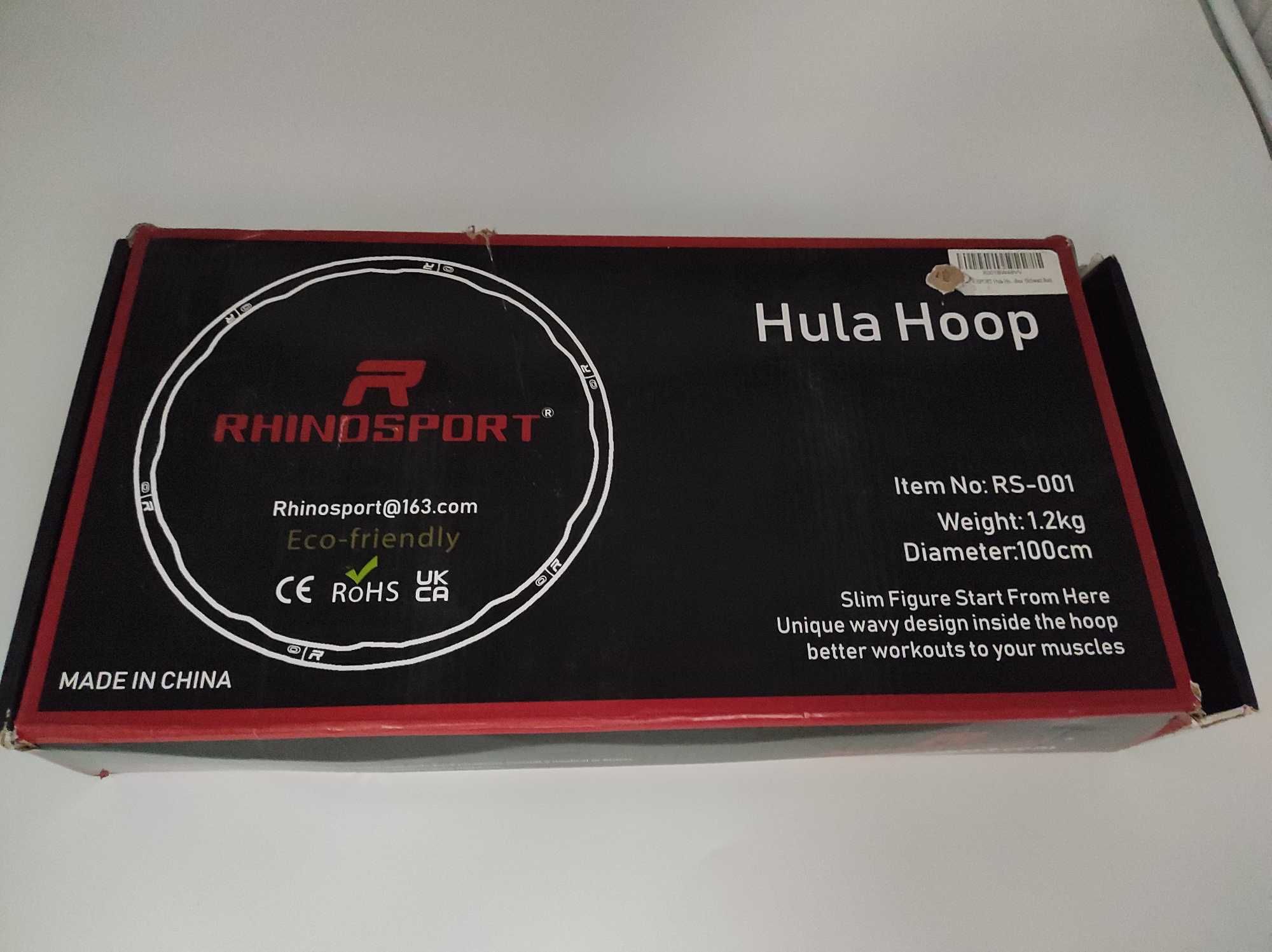 RHINOSPORT Hula Hoop 8 wymiennych elementów (1,2 kg)