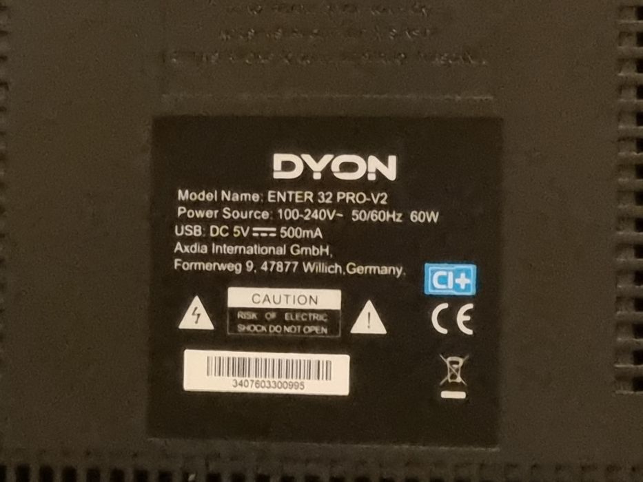 Telewizor Dyon 32 cale Enter32ProV2 Stan BDB