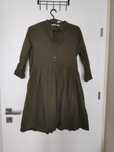 Sukienka koszulowa, do pracy, do biura, Primark, S, M, zapinana, khaki