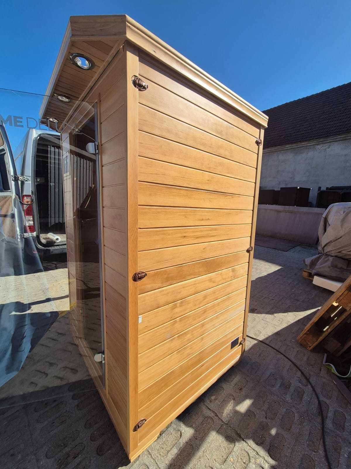 Sauna infrared infrarot infra red radio podczerwień full spectrum led
