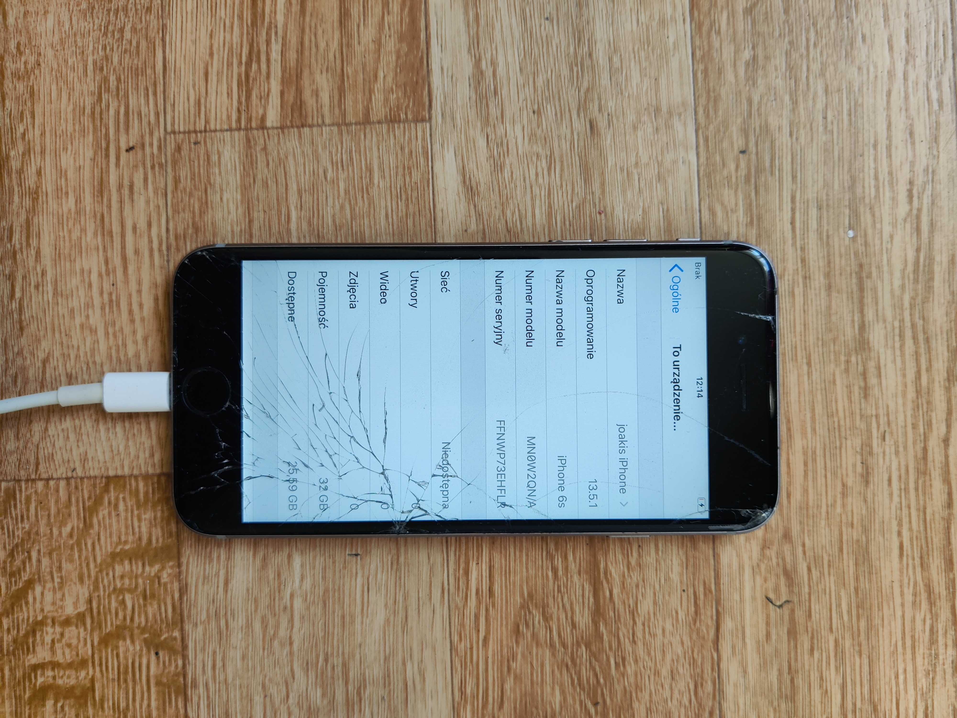 iPhone 6s, galaxy a5, galaxy a8, Huawei mate 10 lite - uszkodzony