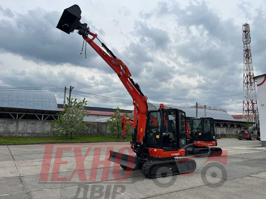 Міні-екскаватор Kubota KX 060-5 KGLS2 НОВИЙ (JCB, Yanmar)