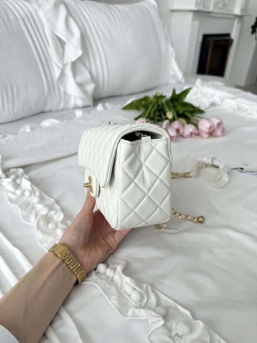 Сумка Chanel шкіра | біла