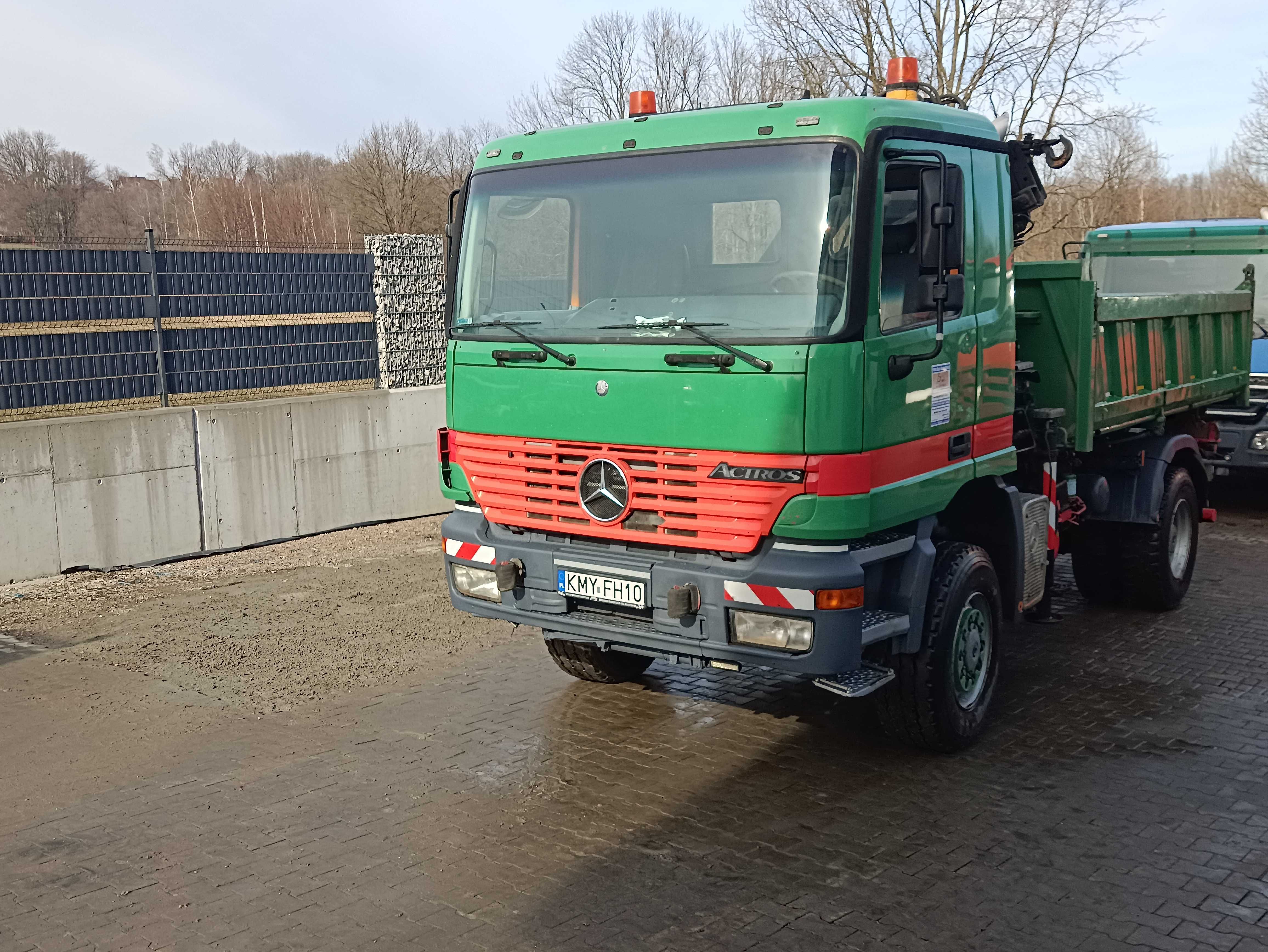 Mercedes-Benz Actros 1843 4x4 HDS Hiab