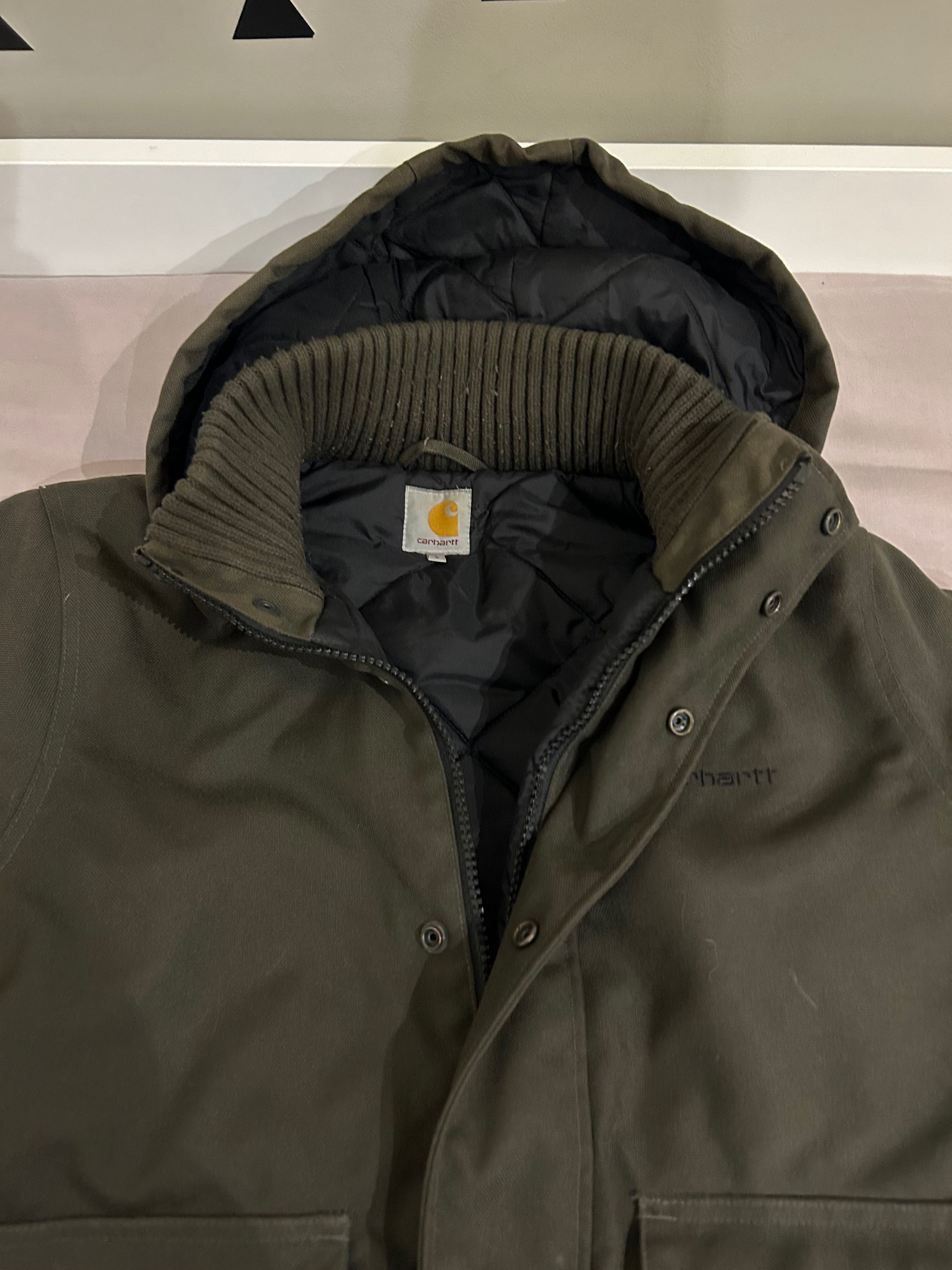 Carhartt Men's Khaki and Green Jacket