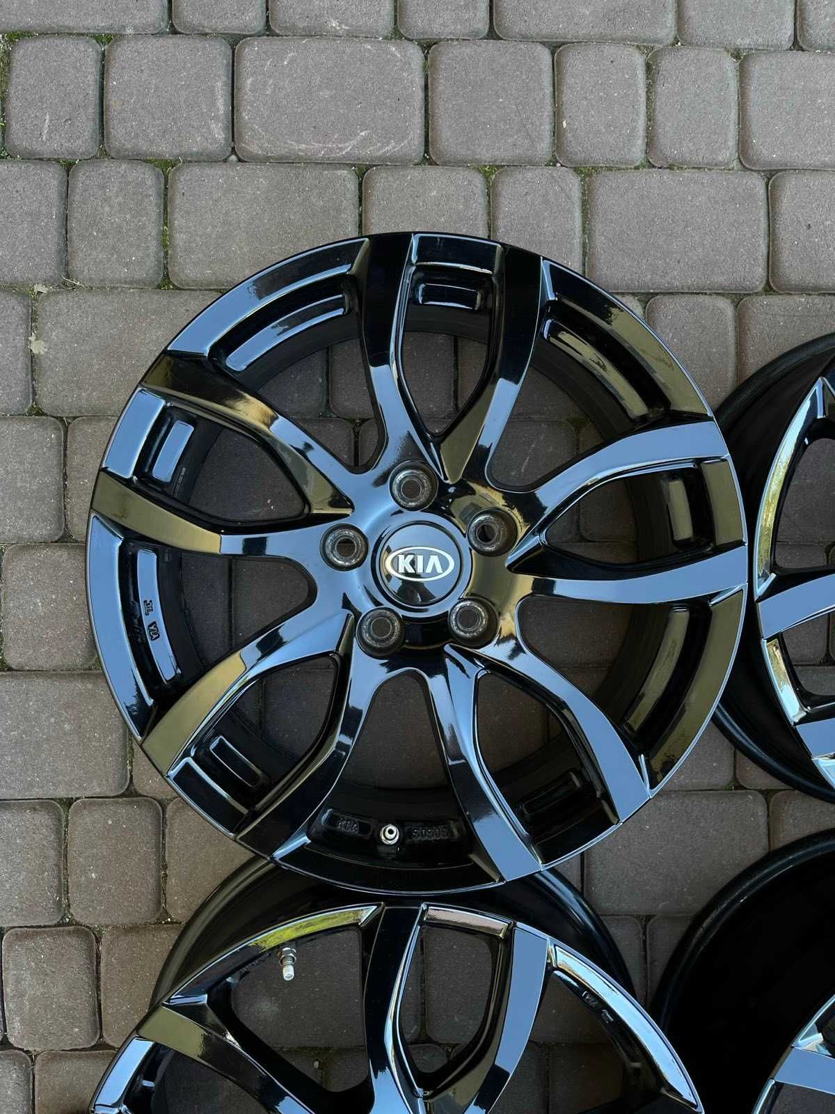 Alufelgi Kia 5x114,3 17 cali Czujniki Sportage Sorento Czarne