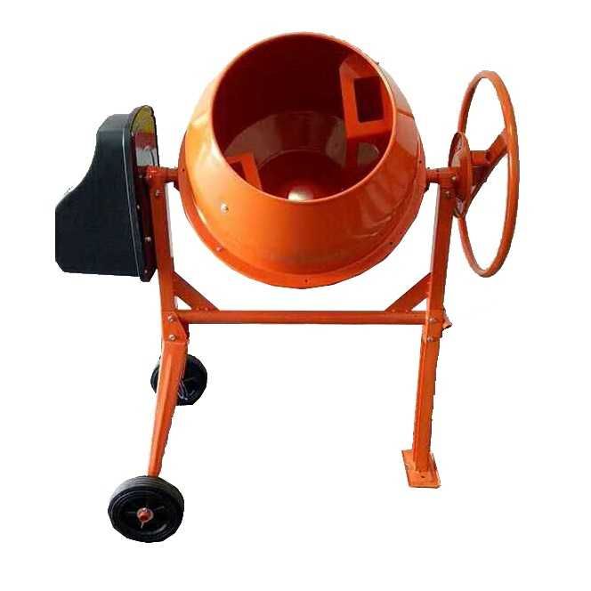 Betoniarka 140L 550W 230V bęben stalowy, żeliwny wieniec