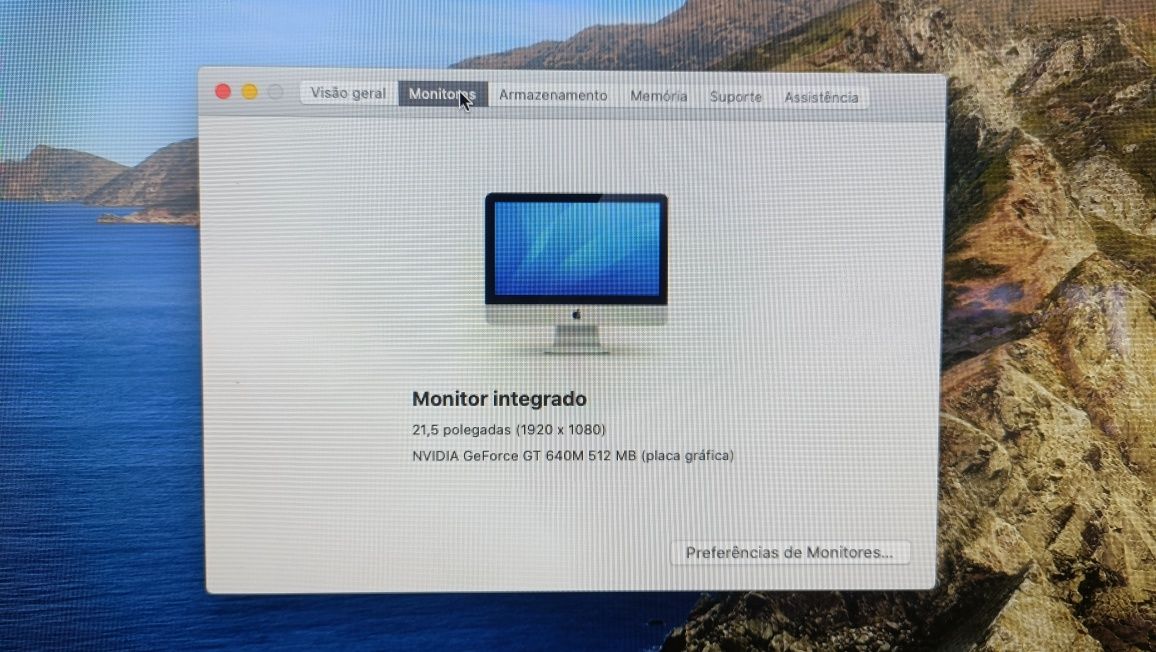 iMac 21.5 (late 2012) - excelente estado.