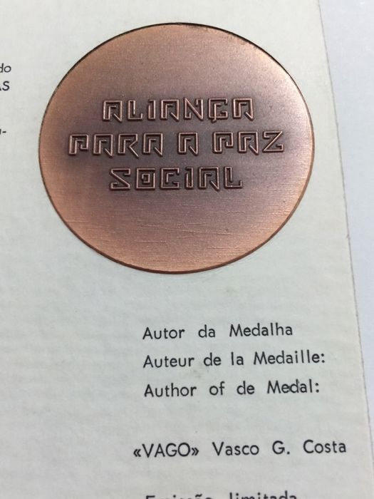 Filo-Medalhística - MFA 25 Abril 1974