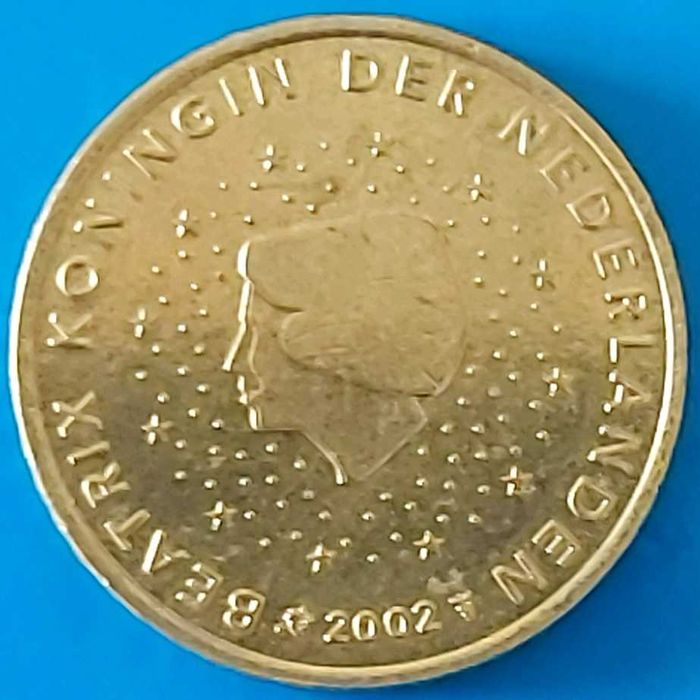 50 Cêntimos de 2002 dos Países Baixos