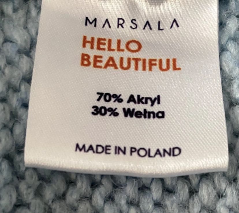 Sweter Marsala rozm. Uni- nowy bez metki.
