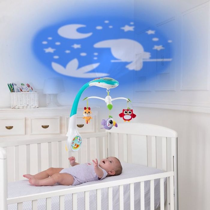 Мобіль-проектор на ліжечко «Чарівний ліс» від Chicco