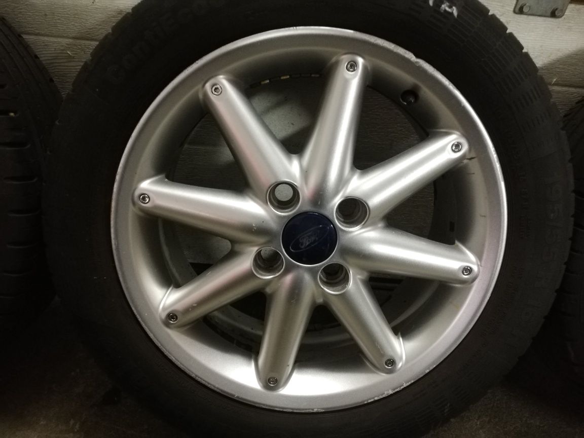 Koła letnie felgi aluminiowe 16 cali 4x108 195/55 R16 Fiesta Fusion