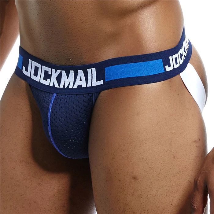 Męskie Otwarte Slipy Jockstrap dla sportowców JOCKMAIL - M