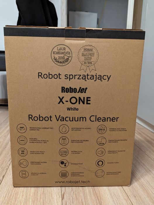 Robot sprzątający odkurzacz - mop ROBOJET X-ONE