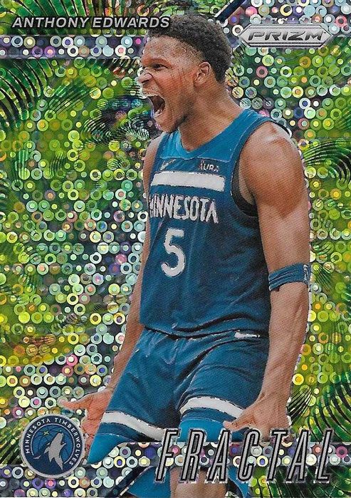 Karta NBA Anthony Edwards Prizm Minnesota Timberwolves