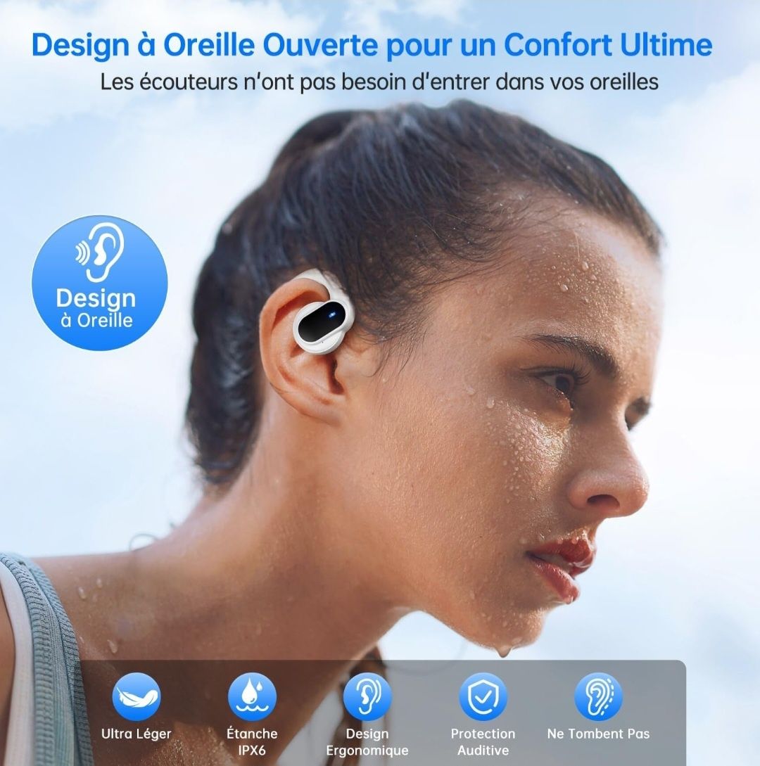 Słuchawki Ownhut Open Ear Bluetooth 5.3