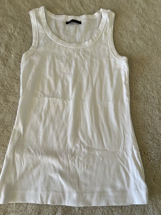 Bokserka bluzka biała bez rękawków Mohito 38