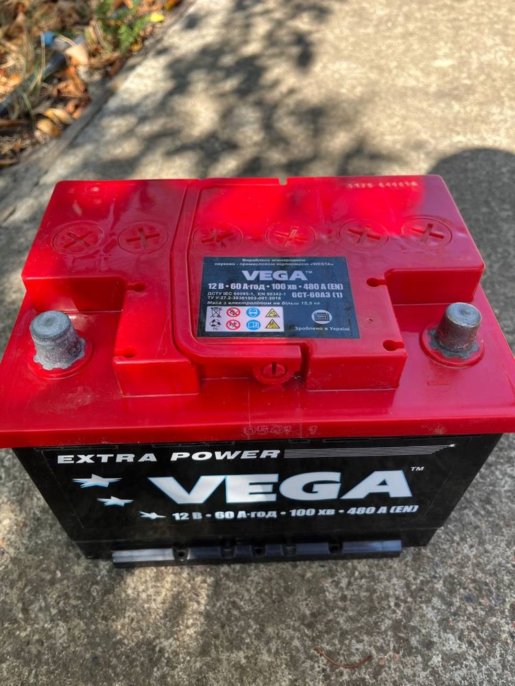 Vega  extra power 12B аккумулятор новый
