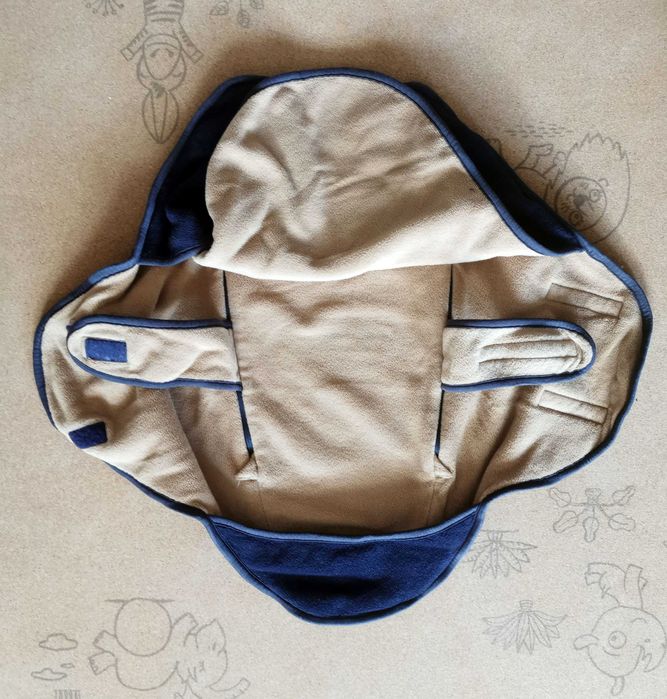 śpiworek, otulacz, rożek polarowy Babynomade Red Castle