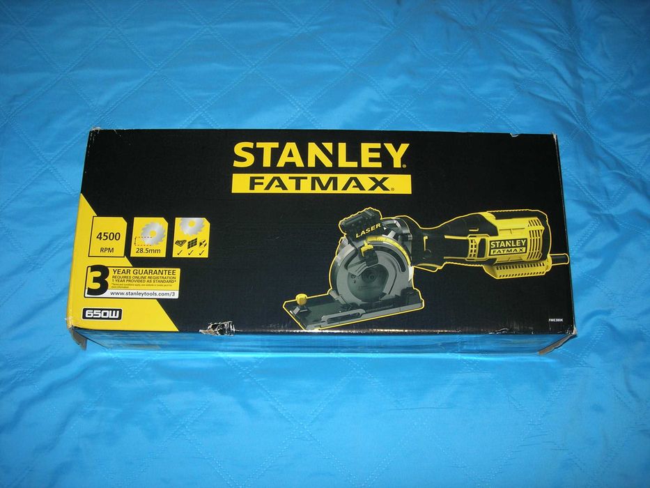 Multipilarka tarczowa Stanley Fatmax 650W z laserem