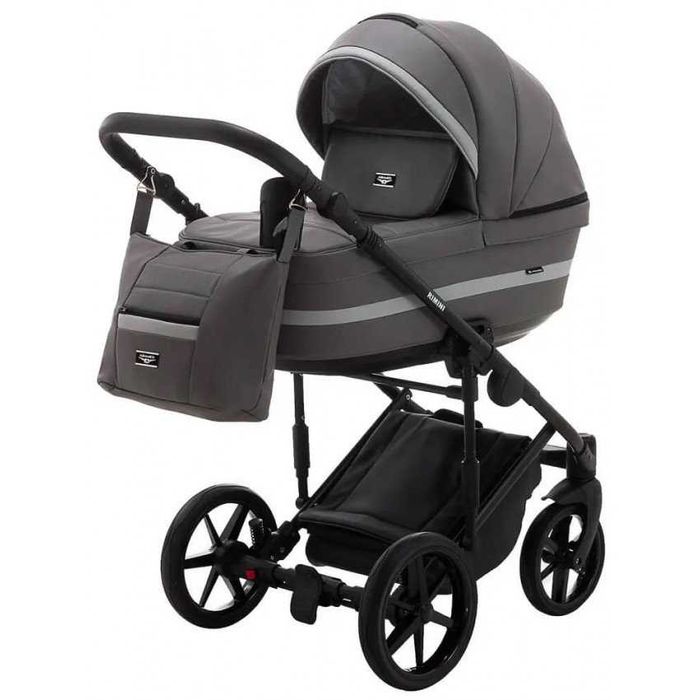 Коляска 2 в 1 Adamex Rimini ECO кожа 100% RI-260