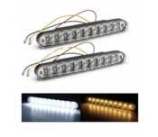 Światła do Jazdy Dziennej LED z KIERUNKOWSKAZEM DRL 60 LED Komplet #14