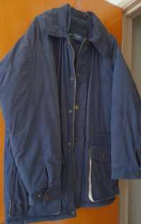 Parka vintage original Centini azul escuro tamanho S / L - Bom estado