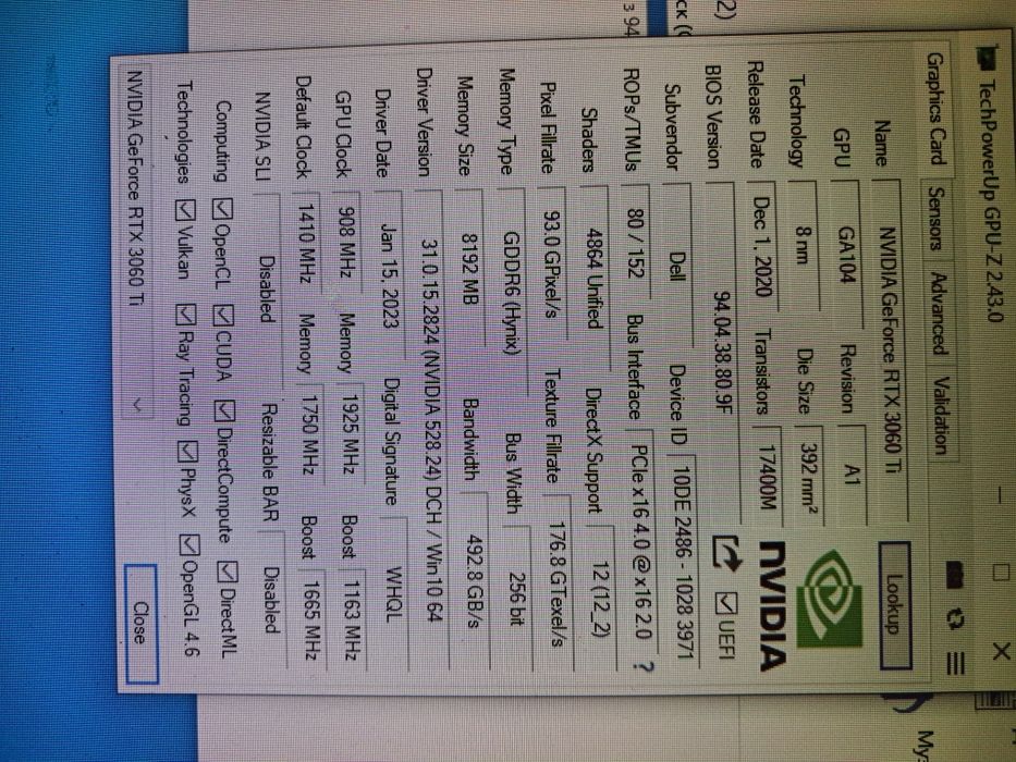 NVIDIA GeForce RTX 3060 Ti 8GB GDDR6 / Відеокарта