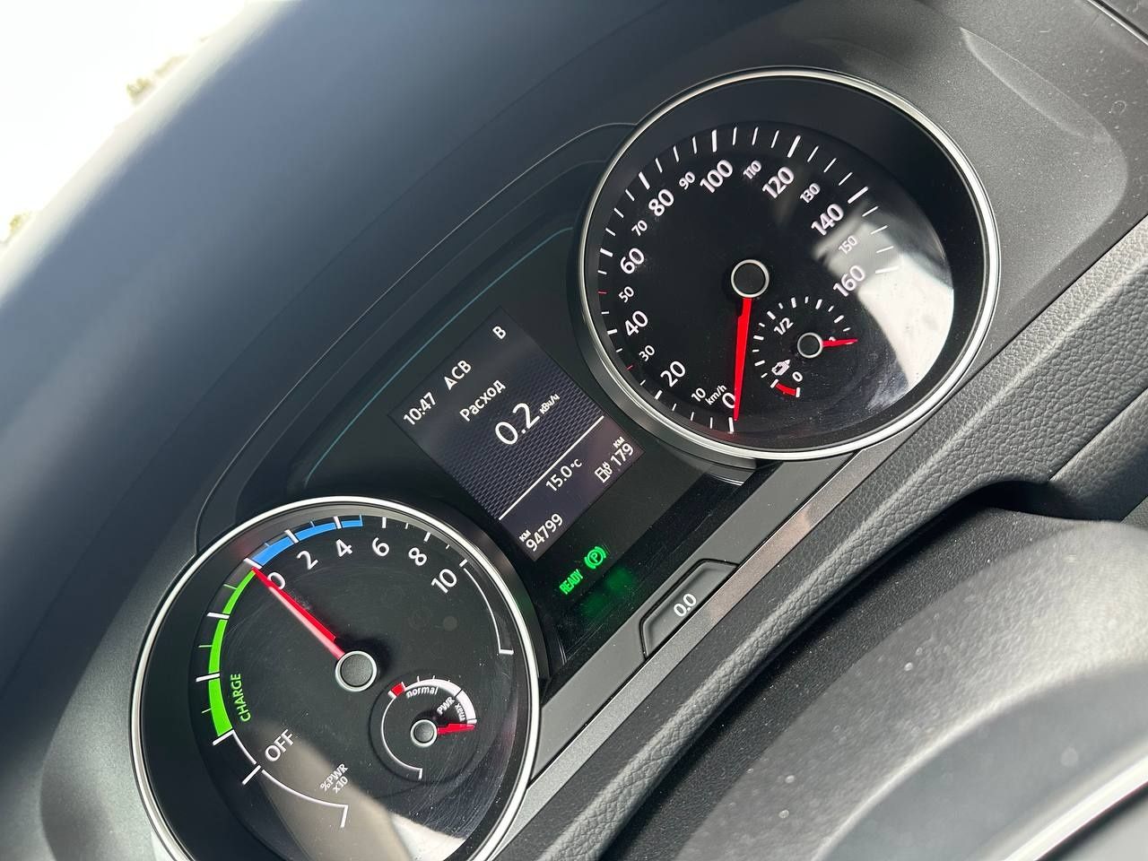 Volkswagen E-golf 2015 24квт Норвегія 1власник 190км шкіра без ДТП
