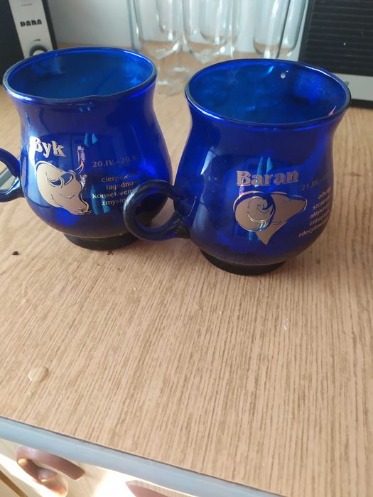 Szklanki z horoskopem byk i baran nowe