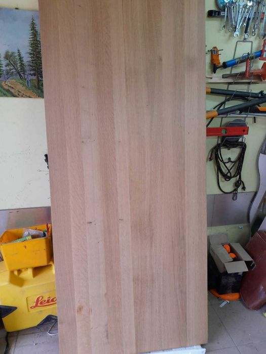 blat dębowy o wymiarach 190 x 80x5