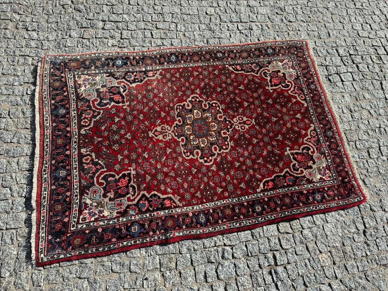 Kaszmirowy dywan r. tkany perski Iran Bidjar 170x112 galeria 7 tyś
